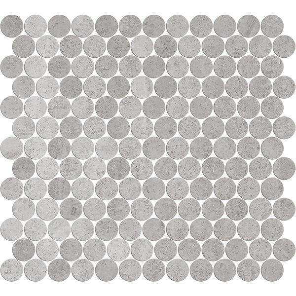 ART056 PR23NG-H ARTEMIS NEW GREY PENNY ROUND HONED 23X23MM (300X300mm per sheet)