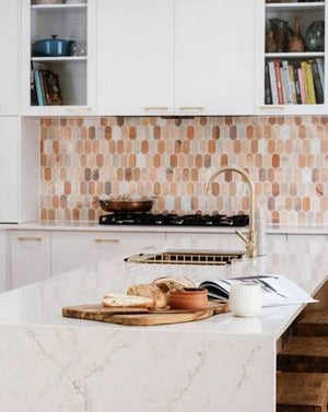 GNS Tile ART419 ARTEMIS ROSA PORTOGALLO FEATHER HONED 50x103 (330x330mm per Sheet)