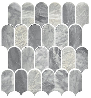 ART458 ARTEMIS CARRARA GREY FEATHER HONED 50X103 (330x330mm per Sheet)