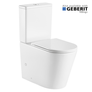 Noveen Toilets NT-1053GB — AUSTIN Tornado Rimless Toilet Suite with GEBERIT Fittings