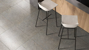 AGGREGATE DARK GREY 600X600 MATT SMOOTH GRIP