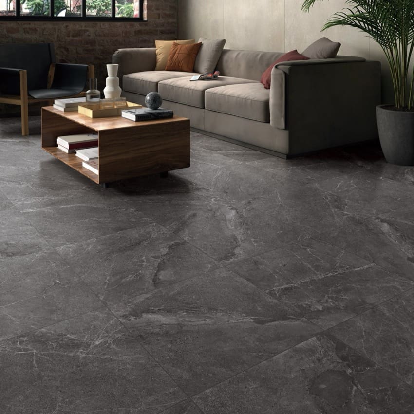 Alpen Stone Smoke Matt P4 Tile 600x600mm
