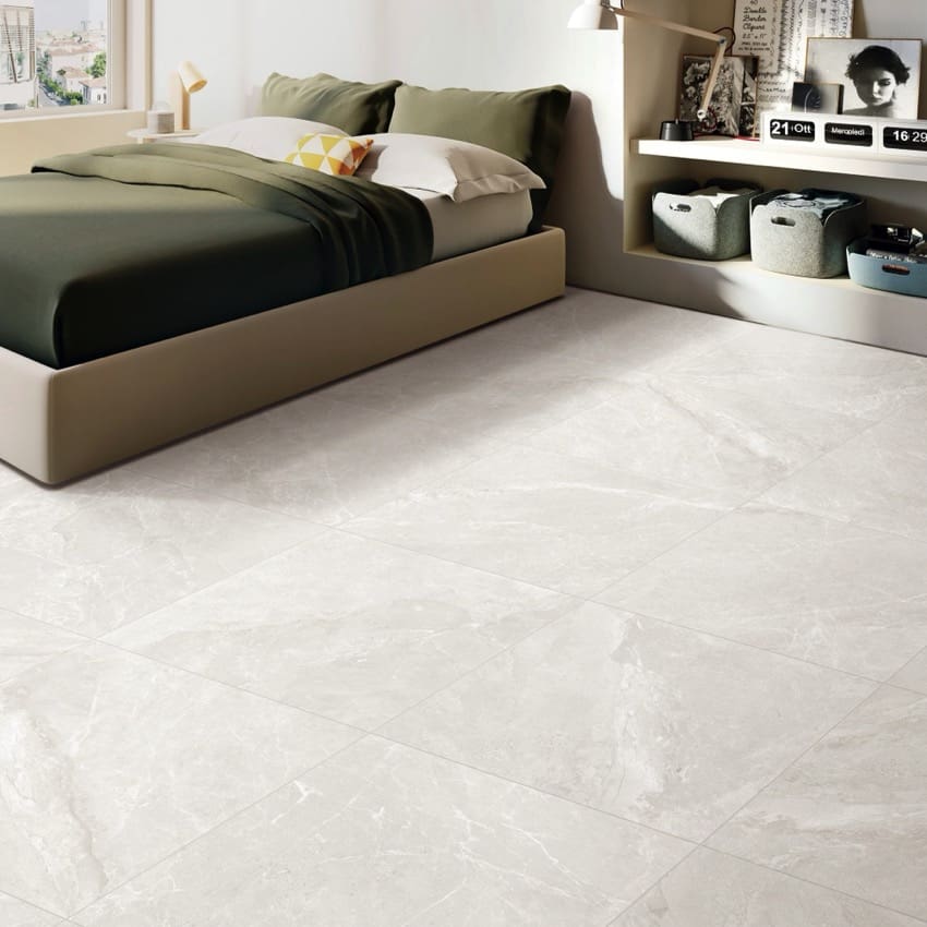 Alpen Stone White Matt P4 Tile 600x600mm