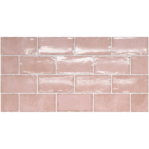 Altea Dusty Pink 75x150mm Spanish wall tiles
