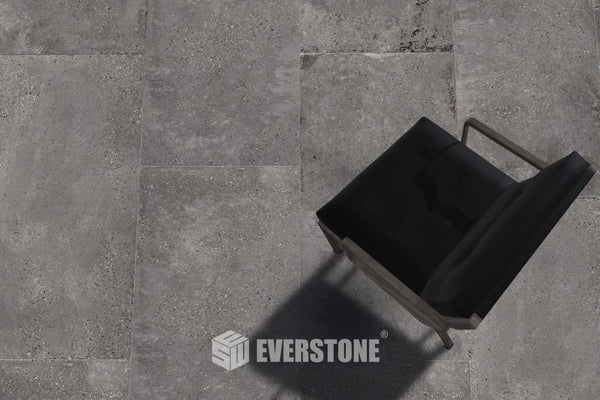 EV Tile IT-SC-ANT-6060 Stonecement Anthracite Matt 600x600 MADE IN ITALY