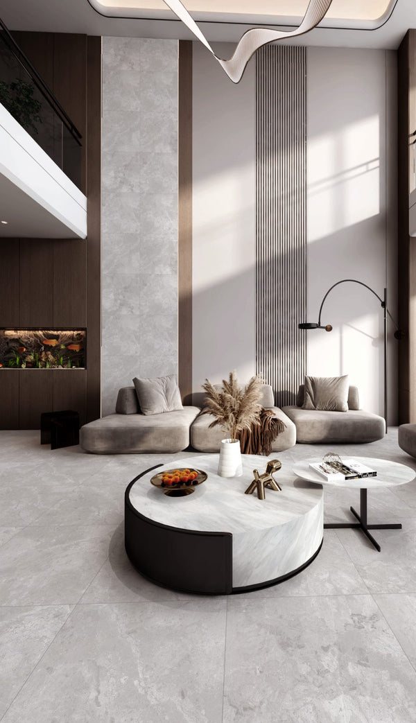 DSS Tile Arctic Tundra Grey Polish Tile 600x1200mm