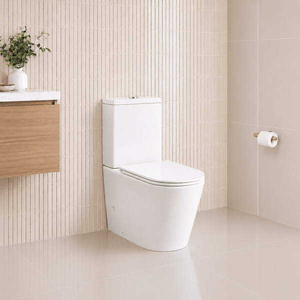Noveen Toilets T2125A — ATLANTA Rimless Toilet Suite