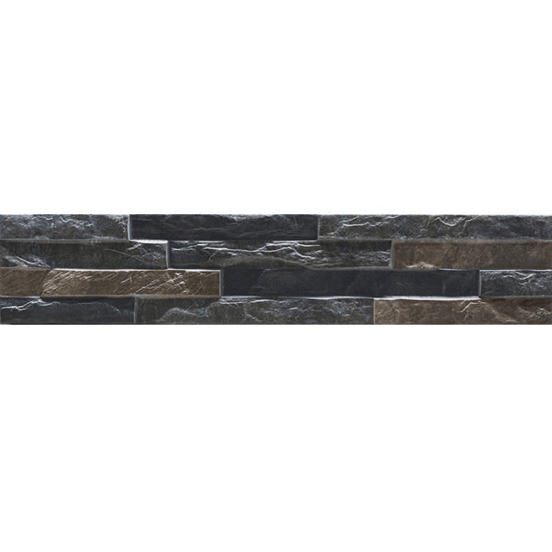 GNS Tile Avaris Grafito Charcoal Matt Out Door Tile 100x500mm
