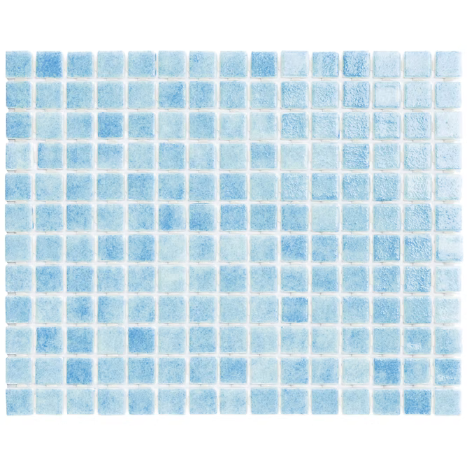 THEO DI Tile AGAZCEMOS	ALTTOGLASS FOG AZUL CELESTE 3004 POOL MOSAIC 316X396