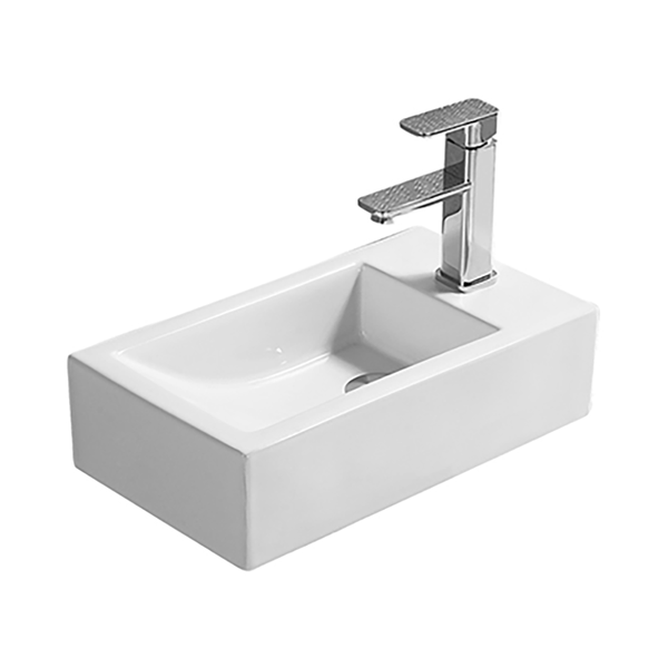 Noveen Basins BA200R - Wall Hung Basin 450x250x120MM Right Hand Tap