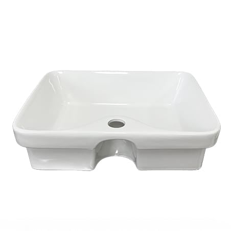 BA350 - Semi Recessed Basin 480x370x130MM