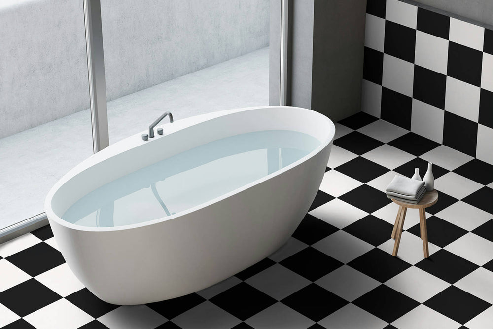 Barcelona Black 250x250mm Spanish Tiles