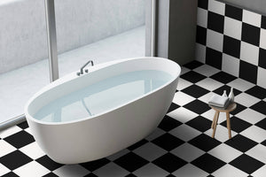 Barcelona Black 250x250mm Spanish Tiles
