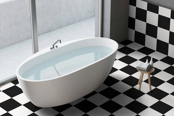 Barcelona Black 250x250mm Spanish Tiles