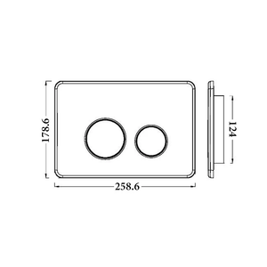 Noveen Toilets BB07 — R&T Round Dual Flush Button