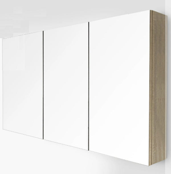 ZENMO Vanities BELLA Pencil Edge Mirror Shaving Cabinet Gloss White 1200x750x130mm