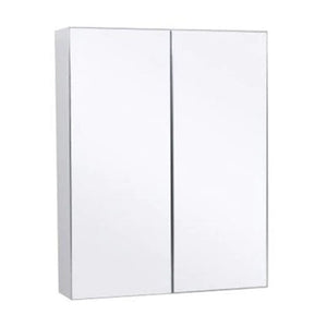 ZENMO Vanities BELLA Pencil Edge Mirror Shaving Cabinet Gloss White 600x750x130mm