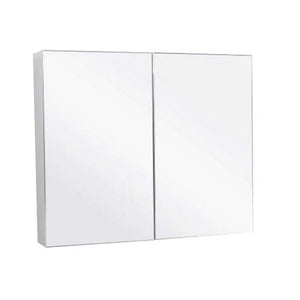 ZENMO Vanities BELLA Pencil Edge Mirror Shaving Cabinet Gloss White 900x750x130mm
