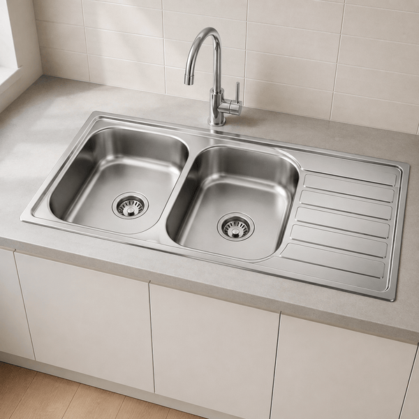 Noveen Sinks BKS-PA400 — Top Mount Prague Pressing Kitchen Sink