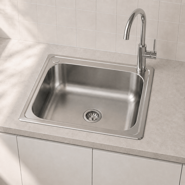 Noveen Sinks BKS-PS6050 Sofia Insert Laundry Trough (45 litre) 600x500x240 mm