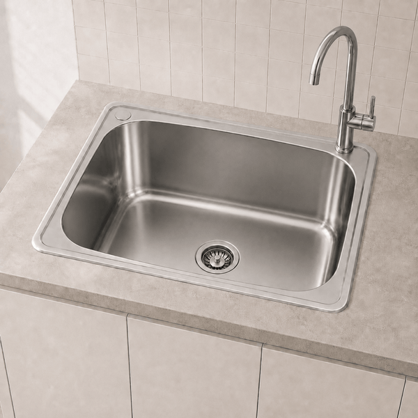 Noveen Sinks BKS-PS6347 Sofia Insert Laundry Trough (45 litre) 630x470x220 mm
