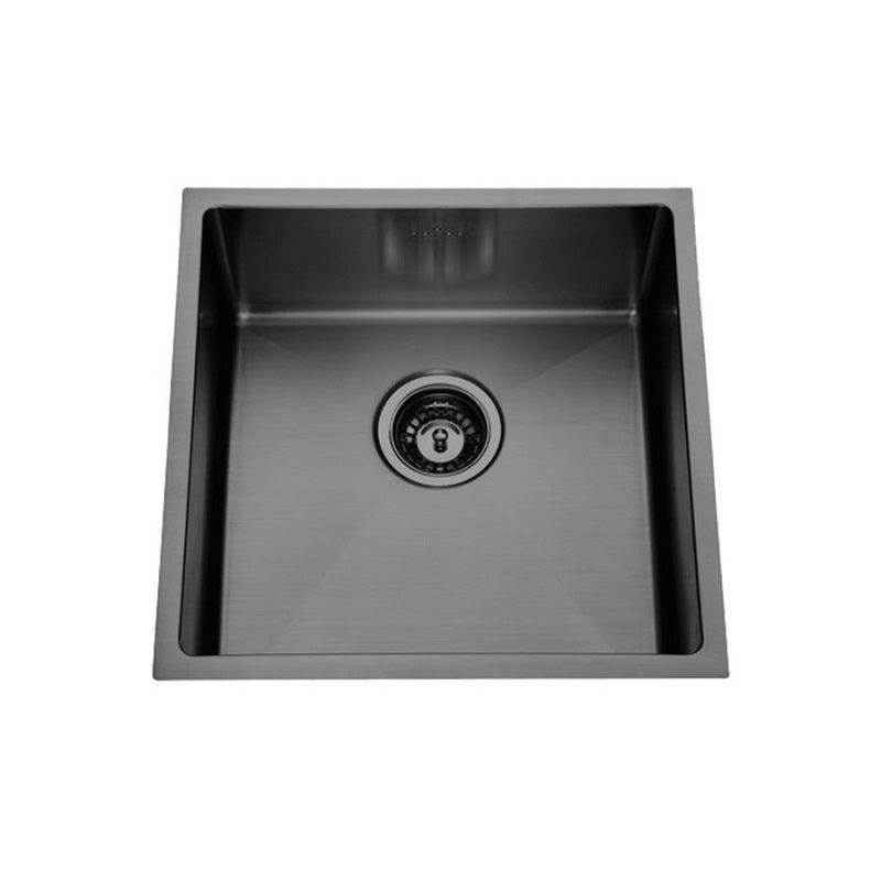 BKS-HA4545 black Atlas Handmade KITCHEN SINK 450x450x200 mm