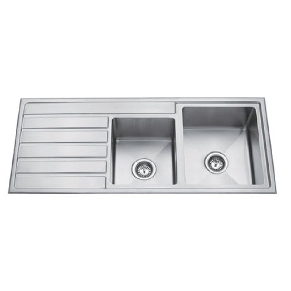 BKS-HP12050B RHB Paris Handmade KITCHEN SINK 1200x500x200 mm