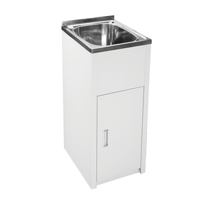 Noveen Sinks BLC-T27 Tulsa Laundry Troughs with Metal Cabinet (27 litre) 390x500x870 mm