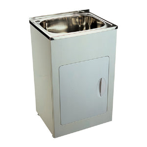 BLC-T35A Tulsa Laundry Troughs with Metal Cabinet (35 litre) 555x455x870 mm