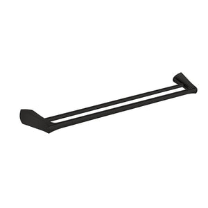 ZENMO Bathroom Accessories BP25036B-30 NOIR Twin Towel Rail Matte Black Finish