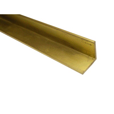 GEOMETRIC ANGLE - BRASS & STAINLESS STEEL