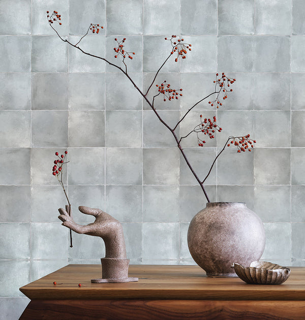 BRUGYS13 BRUME DOVE GREY SATIN 130X130