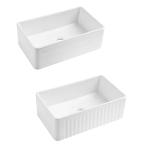 ZENMO Sinks BS 7645 Single Bowl Ceramic Butler Sink