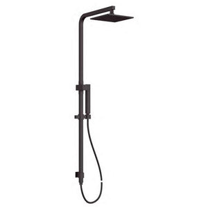 BSS03 BLACK Square SHOWER SET