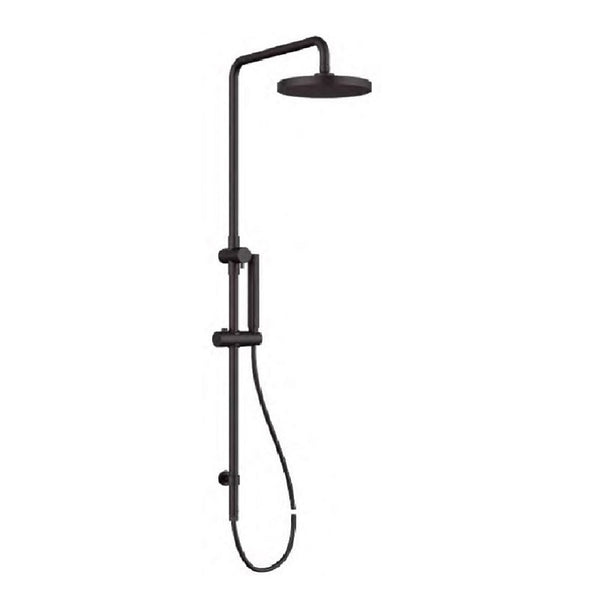 BSS04 BLACK Round SHOWER SET