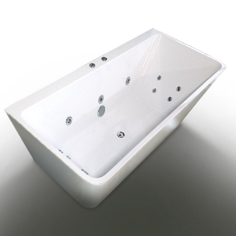 BTF1700 SPA Florence BACK TO WALL SPA BATHTUB 1700x780x600MM