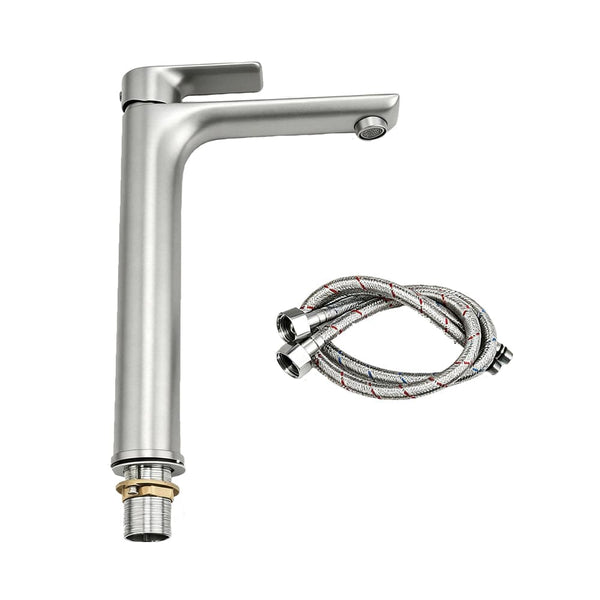 TSI Mixer Taps BU0152.BM VOG SERIES BRUSHED NICKEL TALL BASIN MIXER