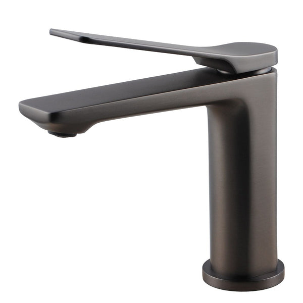 RUSHY Series Brushed Gun Metal Grey Basin Mixer BUGM0128.BM