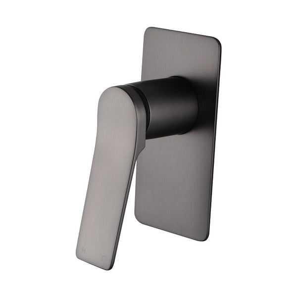 RUSHY Series Square Brushed Gun Metal Grey Built-in Shower Mixer(Brass) BUGM0156.ST