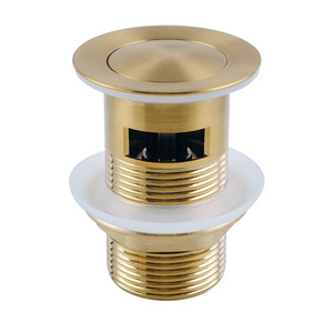 BUYG001.PUW 32/40MM SOLID BRASS BASIN POP UP WASTE WITH OVERFLOW CHROME
