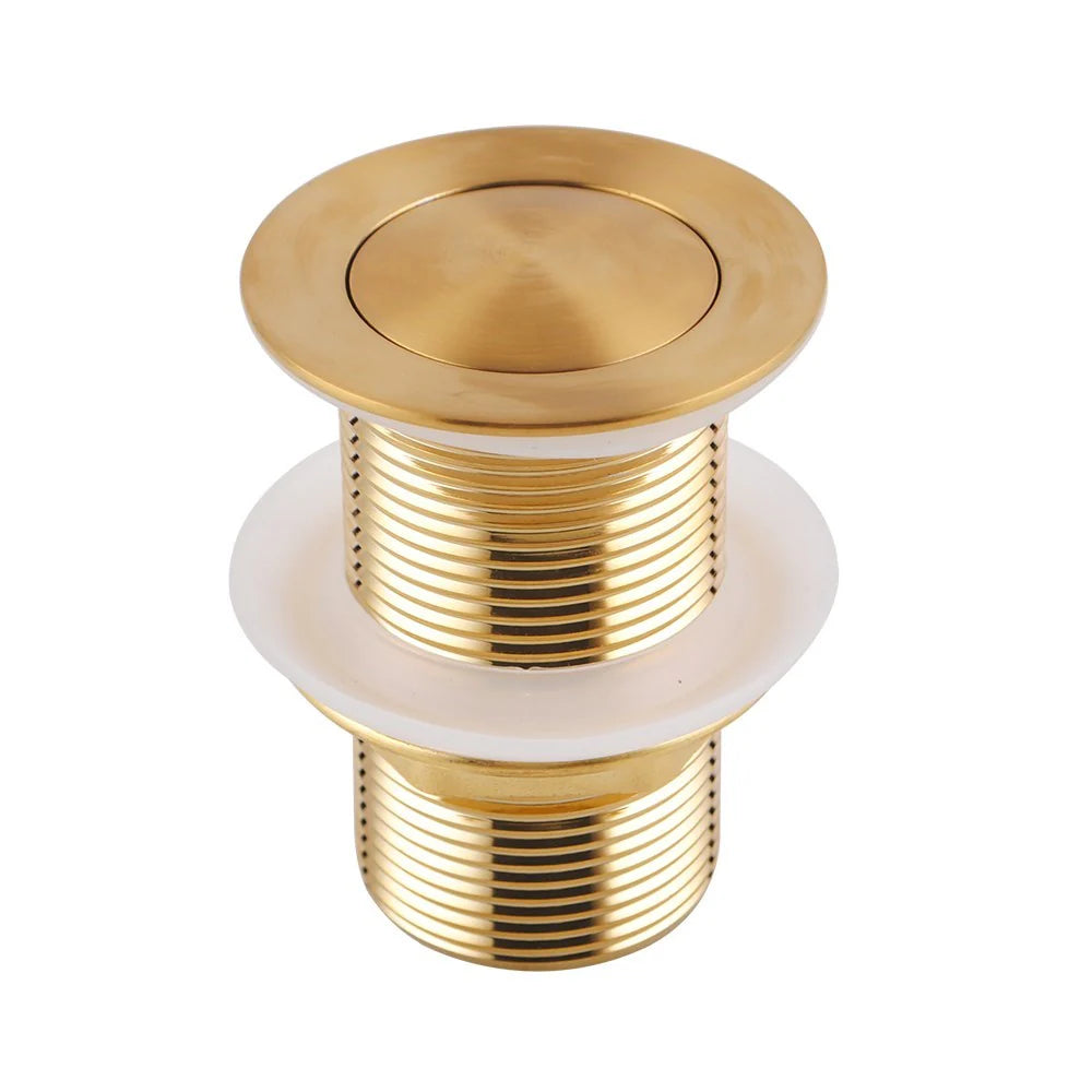 BUYG002.PUW BRUSHED BRASS POP UP WASTE NO OVERFLOW