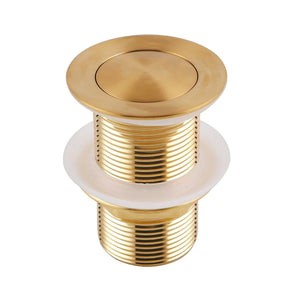 BUYG002.PUW BRUSHED BRASS POP UP WASTE NO OVERFLOW