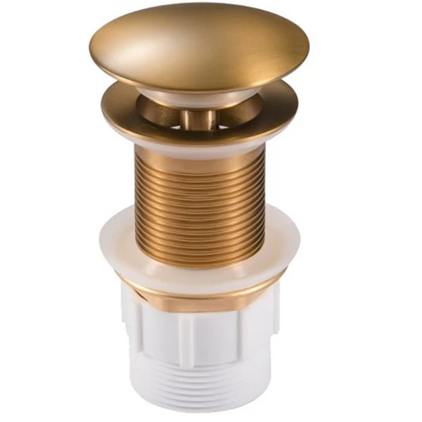 BUYG003.PUW BRUSHED BRASS POP UP WASTE NO OVERFLOW