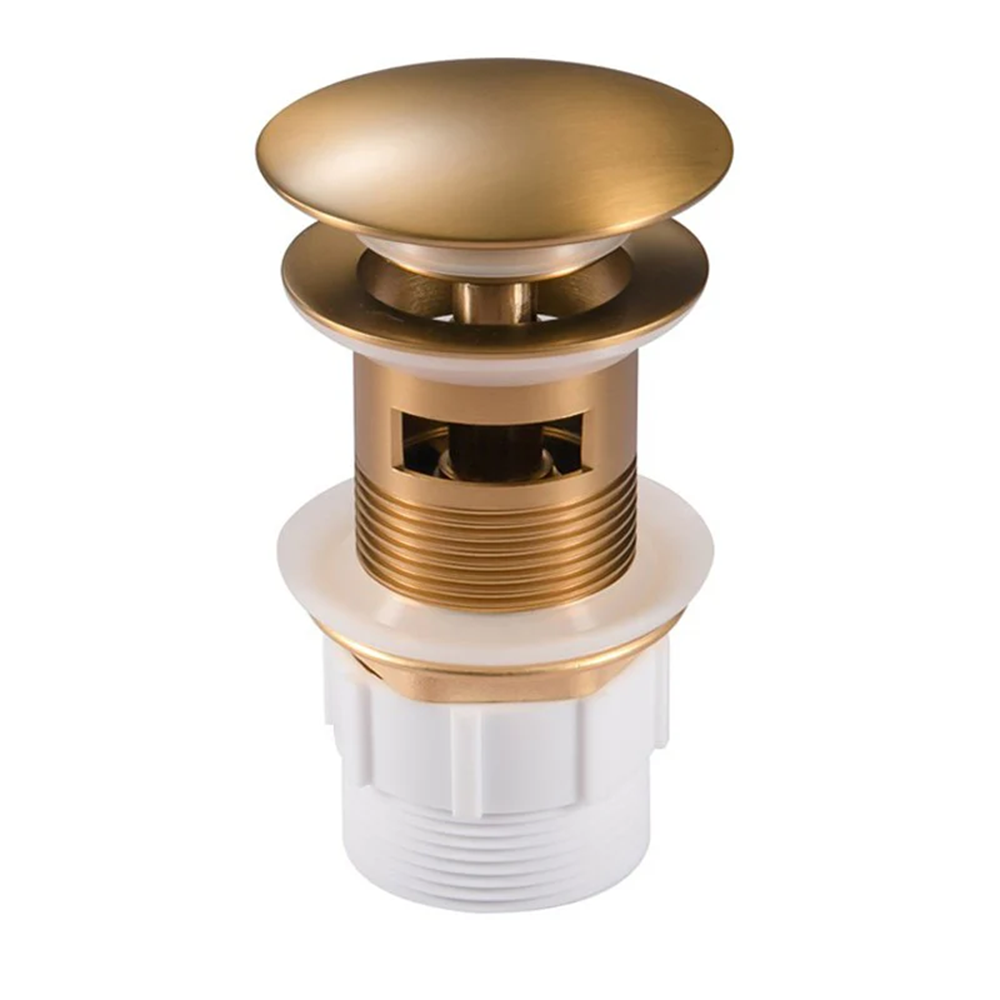 BUYG004.PUW BRUSHED BRASS POP UP WASTE OVERFLOW