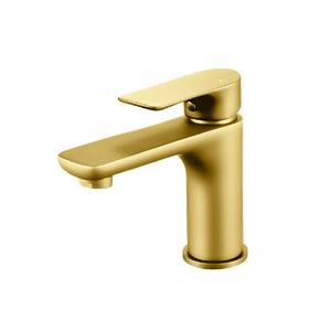 BUYG0131.BM VOG SERIES BRUSHED YELLOW GOLD BASIN MIXER TAP