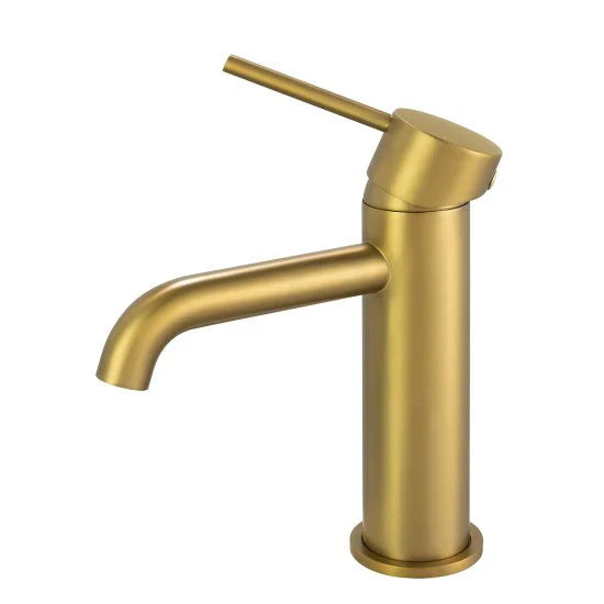 BUYG0150.BM LUCID PIN SERIES ROUND BRUSHED BASIN MIXER