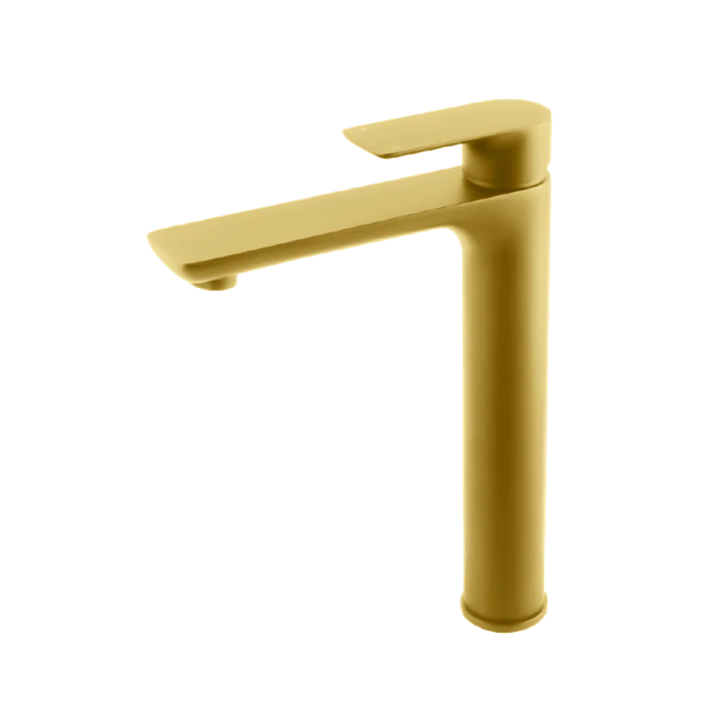 BUYG0152.BM VOG BRUSHED YELLOW GOLD TALL BASIN MIXER