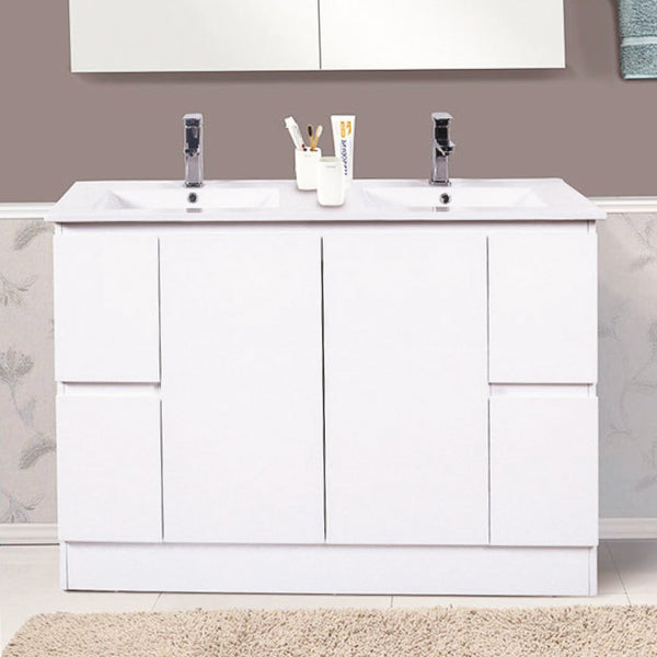 BVN-1200DB Rio Freestanding Vanity 1200MM Double Bowl