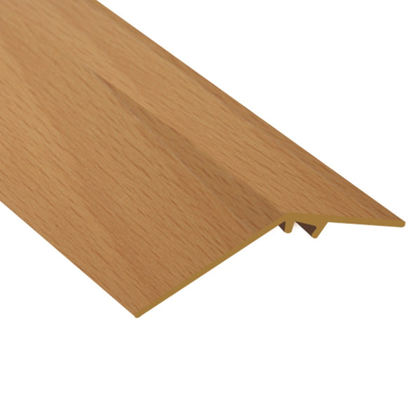 Timber Flooring Metal Ramp Trim - Beech