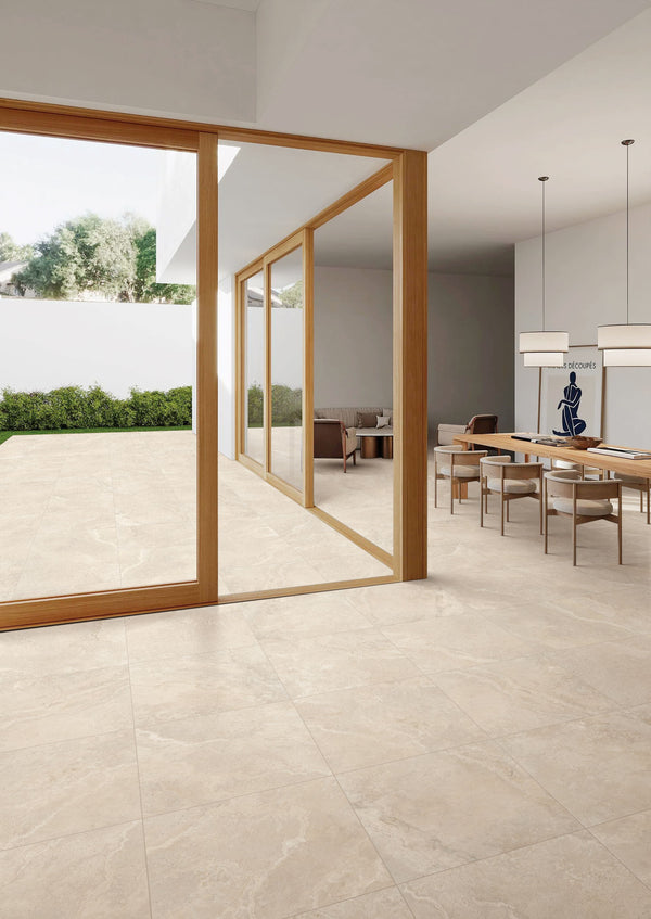 6CRWBEM 60CR02 CROWN TRAVERTINE BEIGE MATT P3 600X600